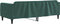 vidaXL - Slaapbank - 100x200 - cm - fluweel - donkergroen