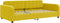 vidaXL - Slaapbank - 100x200 - cm - fluweel - geel