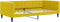 vidaXL - Slaapbank - 100x200 - cm - fluweel - geel