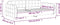 vidaXL - Slaapbank - 100x200 - cm - fluweel - geel