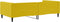 vidaXL - Slaapbank - 100x200 - cm - fluweel - geel