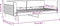 vidaXL - Slaapbank - 100x200 - cm - fluweel - lichtgrijs