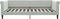 vidaXL - Slaapbank - 100x200 - cm - fluweel - lichtgrijs