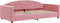 vidaXL - Slaapbank - 100x200 - cm - fluweel - roze