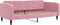 vidaXL - Slaapbank - 100x200 - cm - fluweel - roze