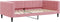 vidaXL - Slaapbank - 100x200 - cm - fluweel - roze