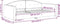 vidaXL - Slaapbank - 100x200 - cm - fluweel - roze