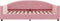vidaXL - Slaapbank - 100x200 - cm - fluweel - roze