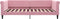 vidaXL - Slaapbank - 100x200 - cm - fluweel - roze