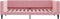 vidaXL - Slaapbank - 100x200 - cm - fluweel - roze