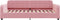 vidaXL - Slaapbank - 100x200 - cm - fluweel - roze