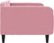 vidaXL - Slaapbank - 100x200 - cm - fluweel - roze