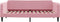 vidaXL - Slaapbank - 100x200 - cm - fluweel - roze