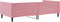 vidaXL - Slaapbank - 100x200 - cm - fluweel - roze