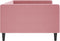vidaXL - Slaapbank - 100x200 - cm - fluweel - roze
