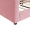 vidaXL - Slaapbank - 100x200 - cm - fluweel - roze