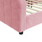 vidaXL - Slaapbank - 100x200 - cm - fluweel - roze