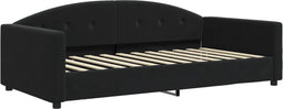 vidaXL - Slaapbank - 100x200 - cm - fluweel - zwart