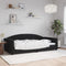 vidaXL - Slaapbank - 100x200 - cm - fluweel - zwart