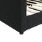 vidaXL - Slaapbank - 100x200 - cm - fluweel - zwart