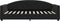 vidaXL - Slaapbank - 100x200 - cm - fluweel - zwart
