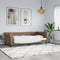 vidaXL - Slaapbank - 100x200 - cm - kunstleer - cappuccinokleurig