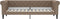 vidaXL - Slaapbank - 100x200 - cm - kunstleer - cappuccinokleurig
