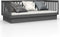 vidaXL - Slaapbank - 100x200 - cm - massief - grenenhout - grijs