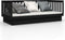 vidaXL - Slaapbank - 100x200 - cm - massief - grenenhout - zwart