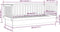 vidaXL - Slaapbank - 100x200 - cm - massief - grenenhout - zwart