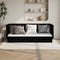 vidaXL - Slaapbank - 100x200 - cm - massief - grenenhout - zwart