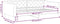 vidaXL - Slaapbank - 100x200 - cm - stof - crèmekleurig