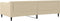 vidaXL - Slaapbank - 100x200 - cm - stof - crèmekleurig
