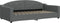 vidaXL - Slaapbank - 100x200 - cm - stof - donkergrijs