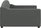 vidaXL - Slaapbank - 100x200 - cm - stof - donkergrijs