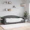 vidaXL - Slaapbank - 100x200 - cm - stof - donkergrijs