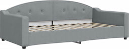 vidaXL - Slaapbank - 100x200 - cm - stof - lichtgrijs
