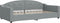 vidaXL - Slaapbank - 100x200 - cm - stof - lichtgrijs