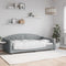 vidaXL - Slaapbank - 100x200 - cm - stof - lichtgrijs