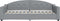 vidaXL - Slaapbank - 100x200 - cm - stof - lichtgrijs