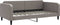 vidaXL - Slaapbank - 100x200 - cm - stof - taupe