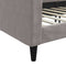 vidaXL - Slaapbank - 100x200 - cm - stof - taupe