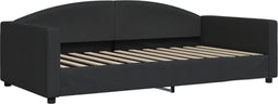 vidaXL - Slaapbank - 100x200 - cm - stof - zwart