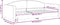 vidaXL - Slaapbank - 100x200 - cm - stof - zwart