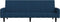 vidaXL - Slaapbank - 2-zits - fluweel - blauw