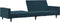 vidaXL - Slaapbank - 2-zits - fluweel - blauw