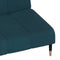 vidaXL - Slaapbank - 2-zits - fluweel - blauw
