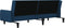 vidaXL - Slaapbank - 2-zits - fluweel - blauw