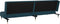vidaXL - Slaapbank - 2-zits - fluweel - blauw