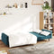 vidaXL - Slaapbank - 2-zits - fluweel - blauw